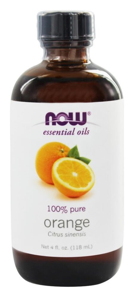 Óleo Essencial de Laranja 100% Pure - 4 fl. oz. NOW Foods