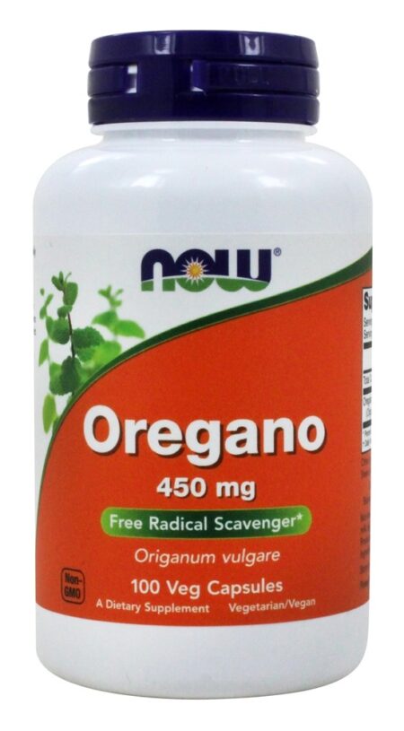 Orégano 450 mg. - 100 Cápsula (s) vegetal (s) NOW Foods