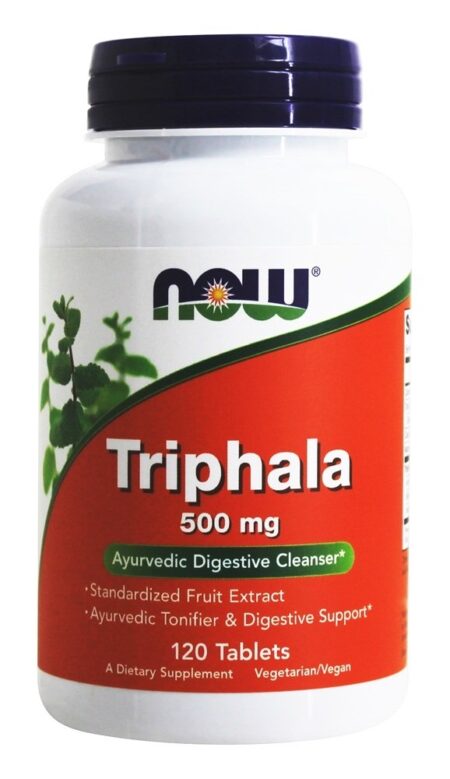 Triphala 500 mg. - 120 Tablets NOW Foods