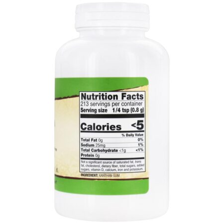 Pó de goma xantana de comida real - 6 oz. NOW Foods - Image 2