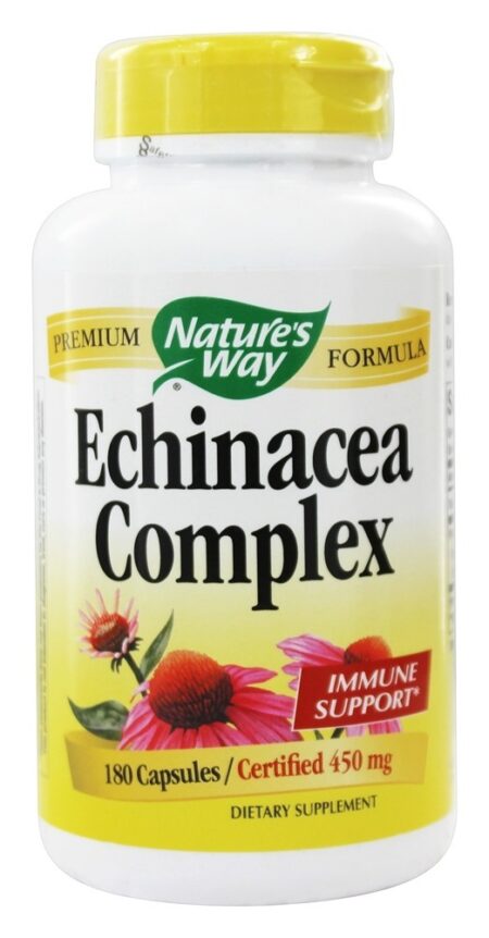 Complexo Raiz Echinacea (Orgânico certificado) 450 mg. - Cápsulas 180 Nature's Way