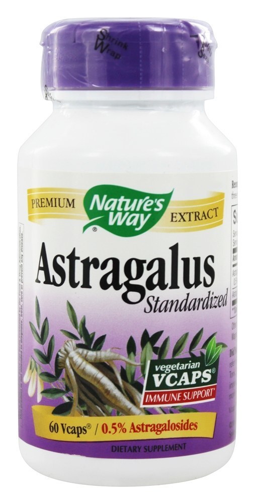 Astragalo Padronizado - Cápsulas vegetarianas 60 Nature's Way