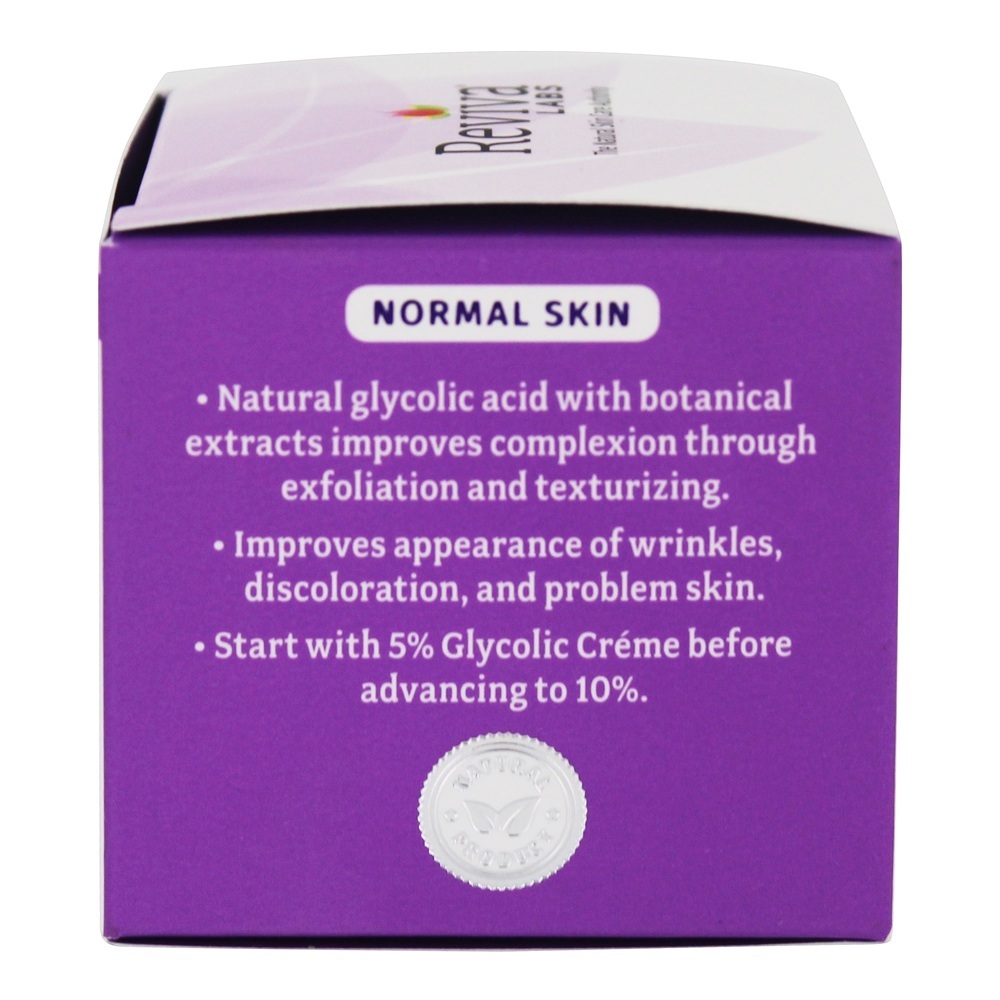 Força Profissional 10 % Ácido Glicólico Anti-Aging Face Creme - 1.5 oz. Reviva Labs - Imagem 4