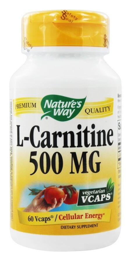 L-Carnitina 500 mg. - Cápsulas vegetarianas 60 Nature's Way