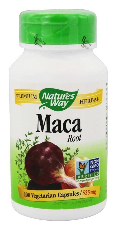 Raiz Maca 525 mg. - Cápsulas vegetarianas 100 Nature's Way