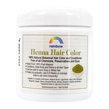 Cor de cabelo de Henna & condicionador Marigold loira - 4 oz. Rainbow Research - Image 2