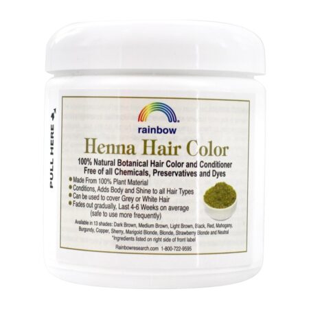 Hena Cabelo Cor & Condicionador Morango Loira - 4 oz. Rainbow Research - Image 2