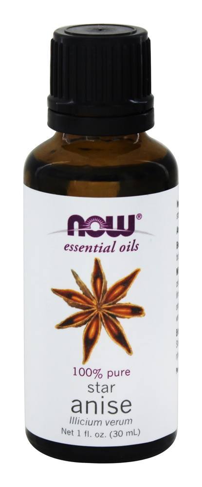 100 % Pure Óleo essencial Star Anise - 1 fl. oz. NOW Foods