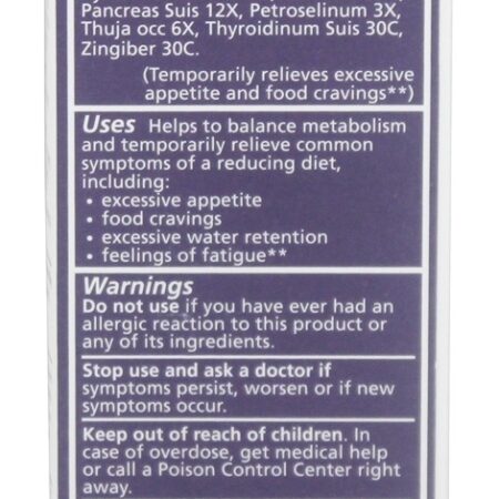 Vital Oral Perda de Peso XL Spray Oral Homeopático - 1 fl. oz. Liddell Laboratories - Imagem 2