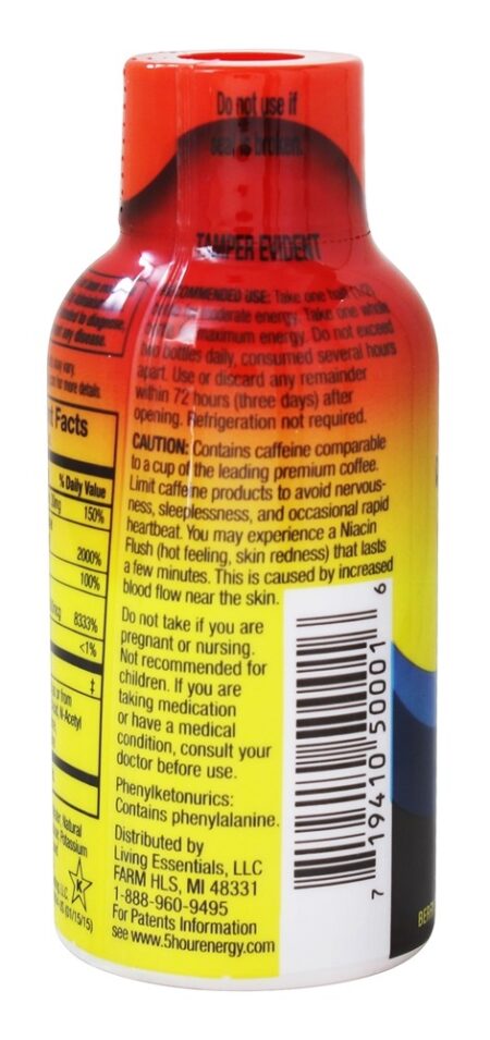 Baga de Força Regular de Energia Fotografada - 1.93 fl. oz. 5-Hour Energy - Image 3