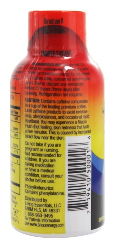 Baga de Força Regular de Energia Fotografada - 1.93 fl. oz. 5-Hour Energy - Image 4