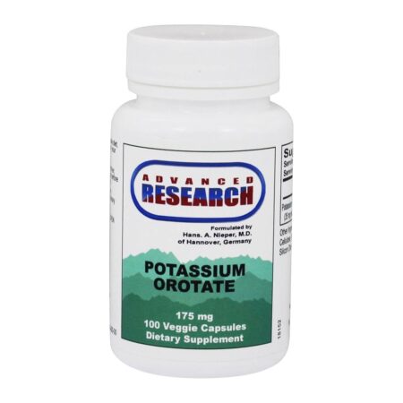 Orotato de potássio 175 mg. - 100 Cápsula (s) vegetal (s) Advanced Research