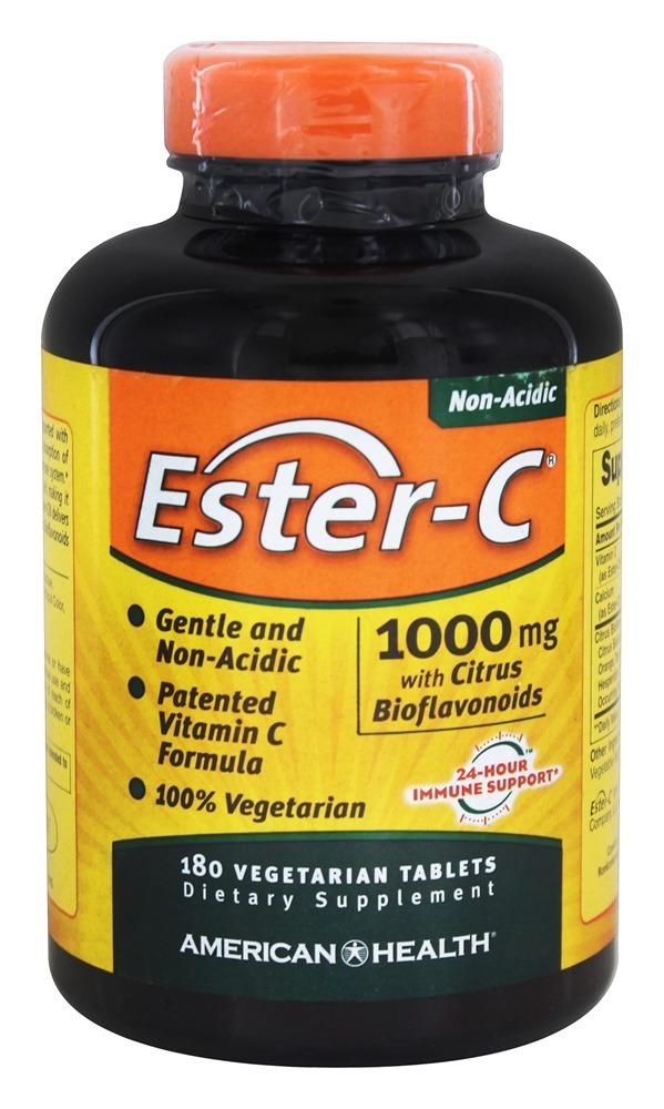 Éster C com Bioflavonóides Cítricos 1000 Mg. - 180 Comprimidos vegetarianos American Health
