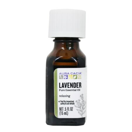 Óleo essencial de lavanda relaxante Pure - 0.5 fl. oz. Aura Cacia