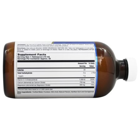 Sabor líquido de mirtilo e citrato de magnésio e cálcio de alta potência - 16 fl. oz. LifeTime Vitamins - Image 3