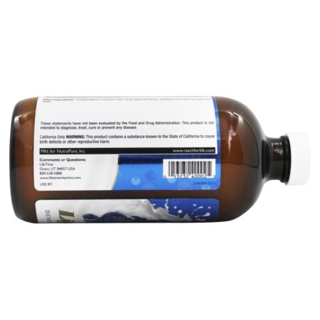 Sabor líquido de mirtilo e citrato de magnésio e cálcio de alta potência - 16 fl. oz. LifeTime Vitamins - Image 4