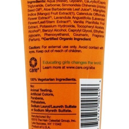 Hidratante Creme Barbear Manga Baunilha - 8 fl. oz. Alba Botanica - Imagem 2