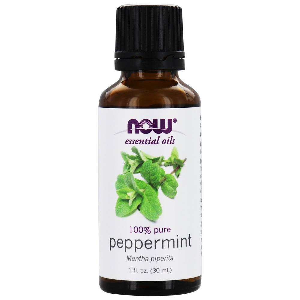 Óleo Essencial de Hortelã 100 % Pure - 1 fl. oz. NOW Foods