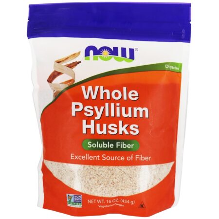 Cascas de Psyllium - 1 lb. NOW Foods