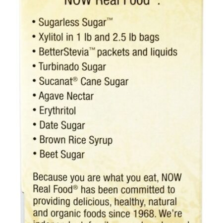 NOW Real Food xilitol adoçante pacotes - 75 Pacotes (s) NOW Foods - Imagem 4