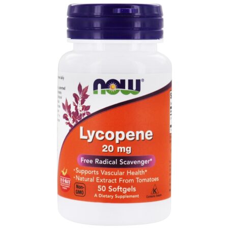 Força Dupla do Licopeno 20 mg. - 50 Softgels NOW Foods