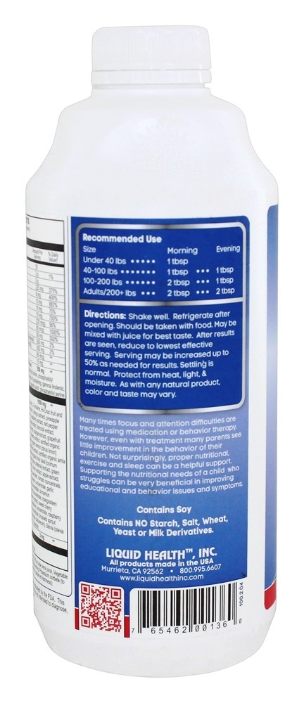 Atenção - 32 fl. oz. Liquid Health - Imagem 3
