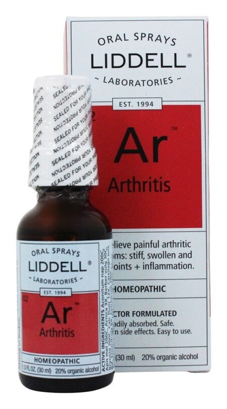 Artrite com Spray Oral Homeopático para Cartilagem - 1 fl. oz. Liddell Laboratories