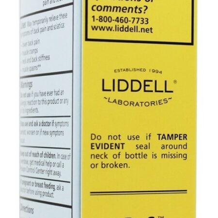 Dor Nas Costas + Ciática Spray Oral Homeopático - 1 fl. oz. Liddell Laboratories - Imagem 4