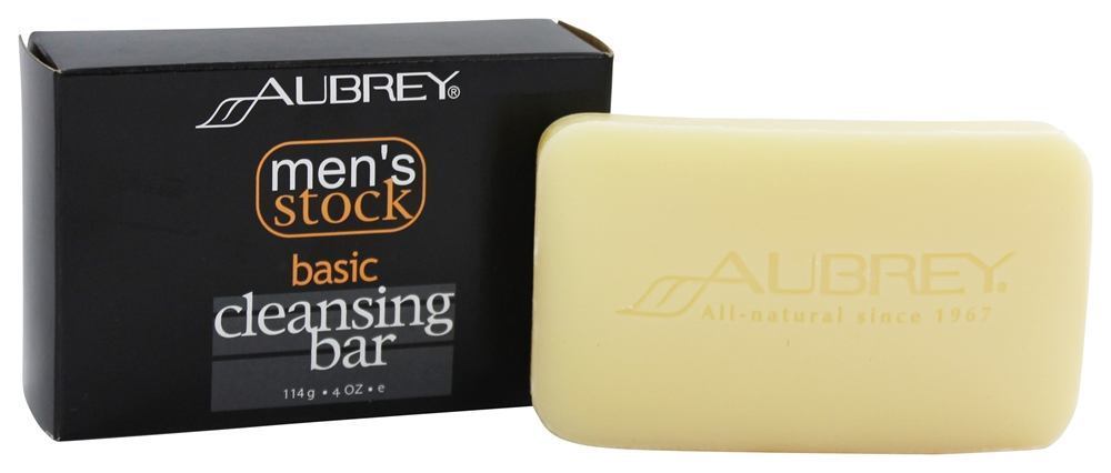 Sabonete Básico de Limpeza para Homens - 4 oz. Aubrey Organics