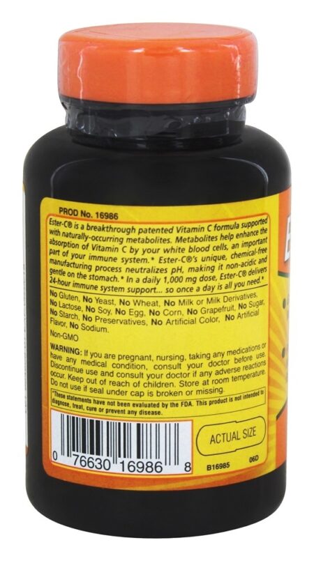 Éster C 500 mg. - Cápsulas 120 American Health - Image 3