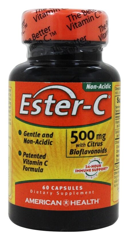 Éster C com Bioflavonóides Cítricos 500 mg. - Cápsulas 60 American Health