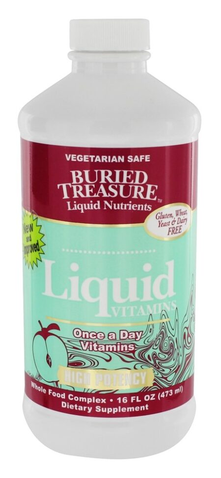 Vitaminas Líquidas de Alta Potência - 16 fl. oz. Buried Treasure Products