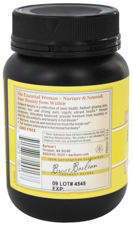 A mulher essencial 1000 mg. - 120 Softgels Barlean's - Image 3