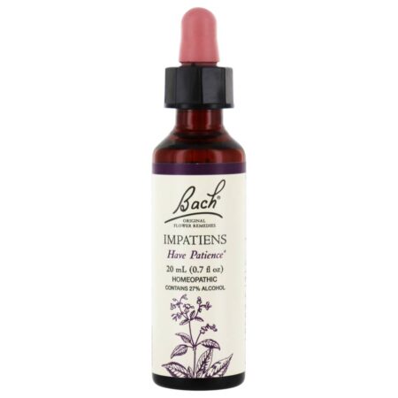 Bach Flor Original Remedy Dropper Impatiens Flor Essência - 20 ml. Bach