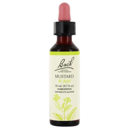 Bach Original Flor Remedy Dropper Mostarda Flor Essência - 20 ml. Bach