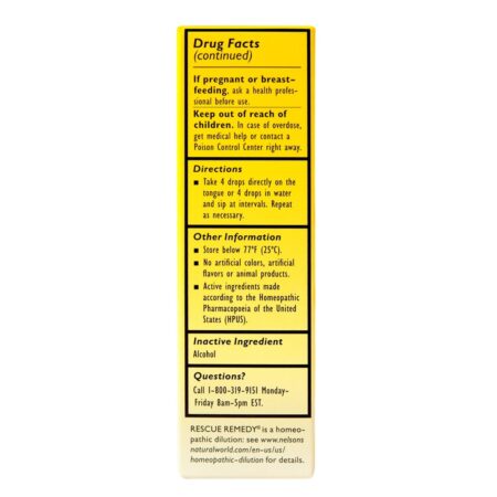 Rescue Remedy Dropper - 20 ml. Bach - Image 4