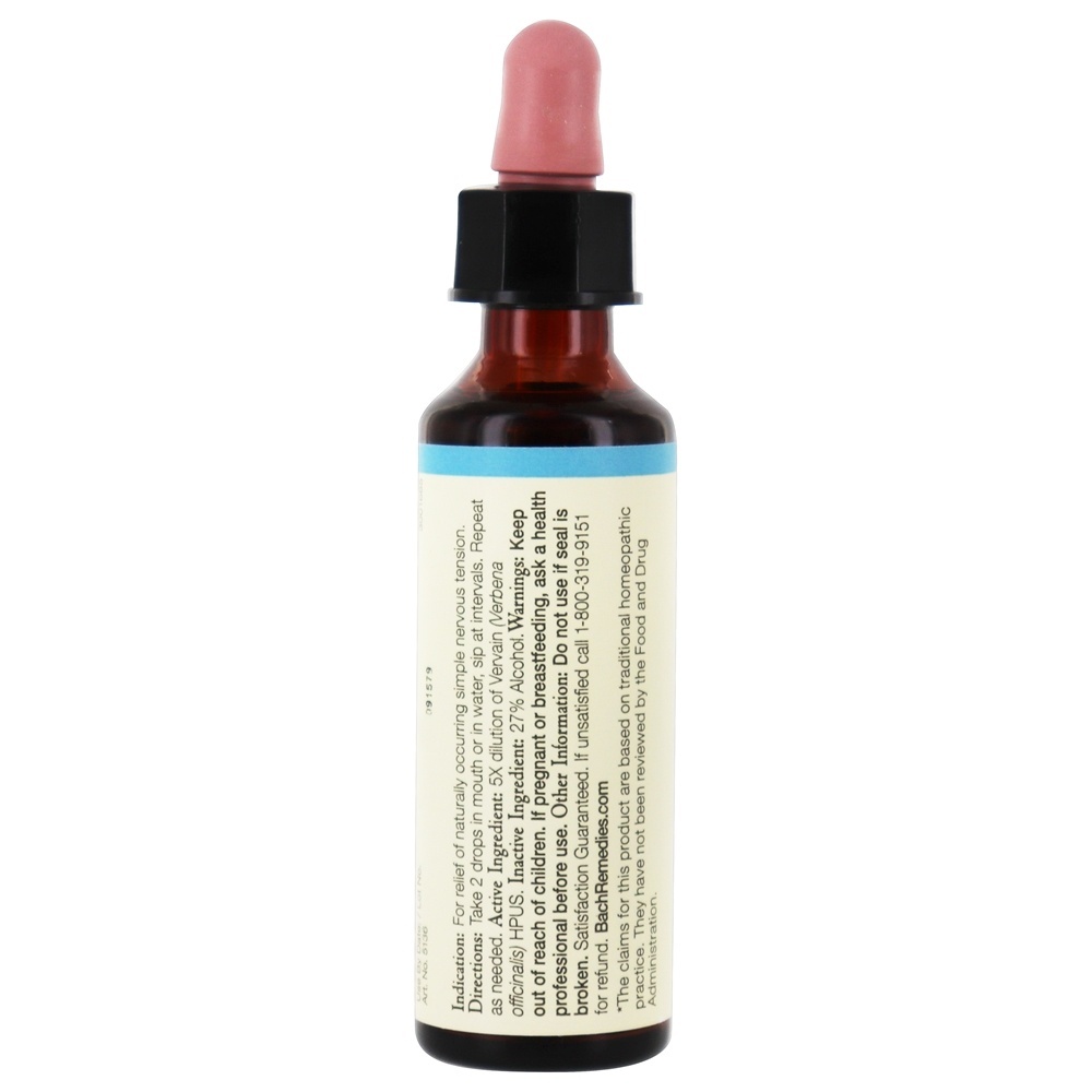 Bach flor Original Remedy conta-gotas Vervain flor essência - 20 ml. Bach - Imagem 2