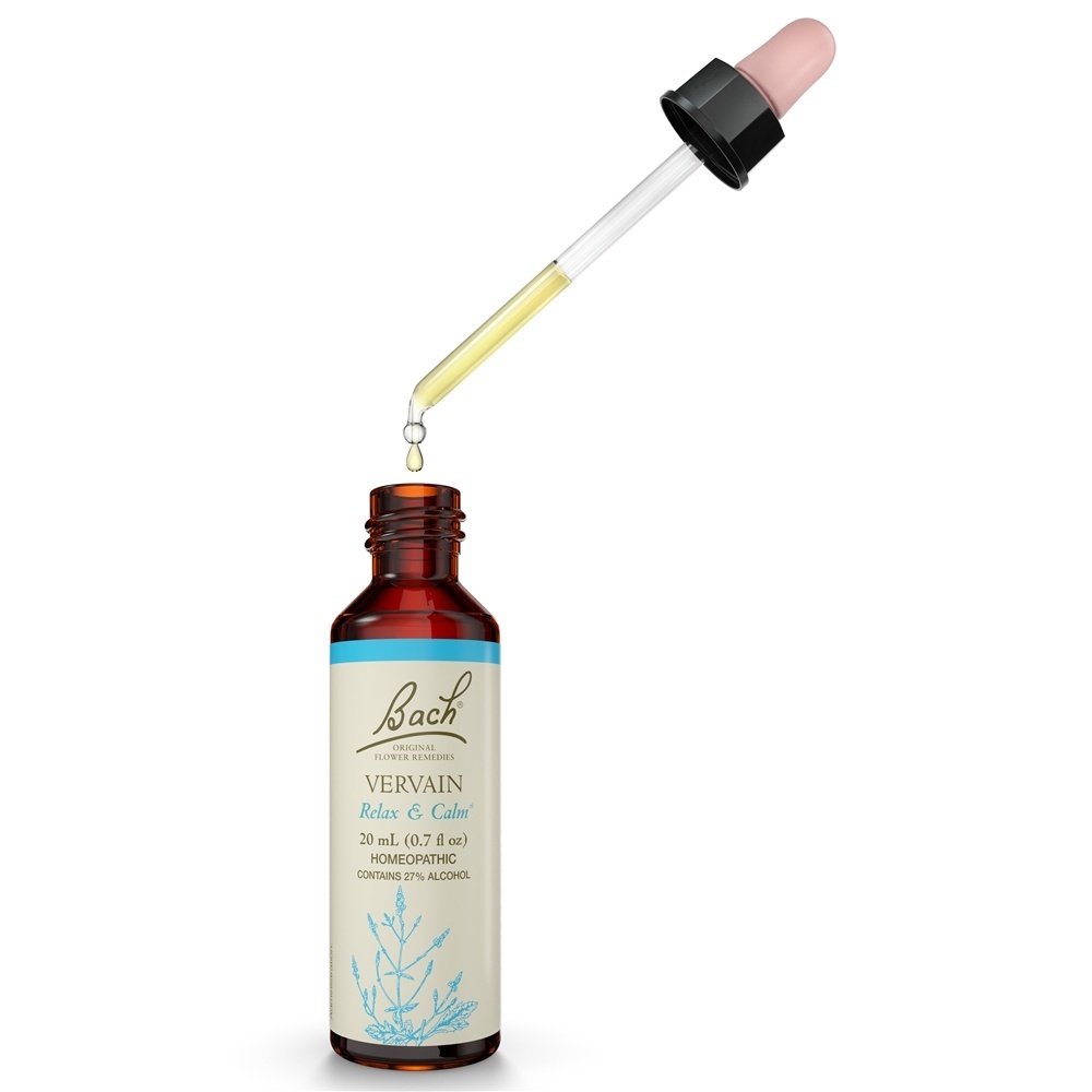 Bach flor Original Remedy conta-gotas Vervain flor essência - 20 ml. Bach - Imagem 4