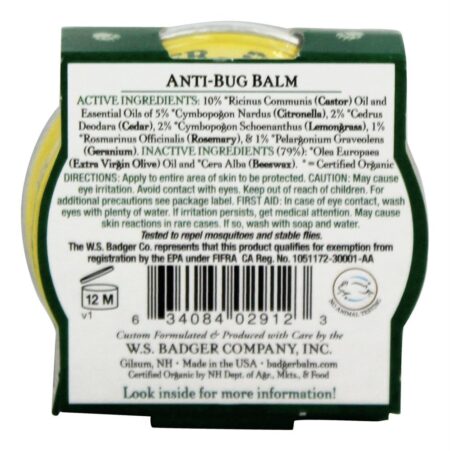 Bálsamo Anti-Besouro Citronela e Alecrim - 0.75 oz. Badger - Image 2