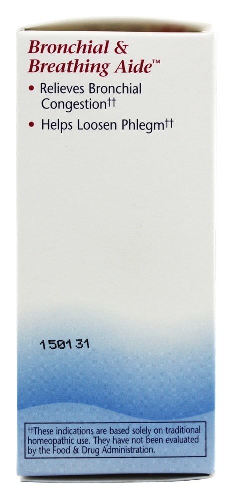 Bronquite e Auxiliar de Asma - 100 Tablets Boericke & Tafel - Imagem 4