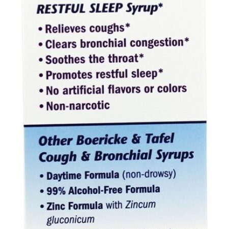Tosse noturna e xarope brônquico - 8 oz. Boericke & Tafel - Imagem 4