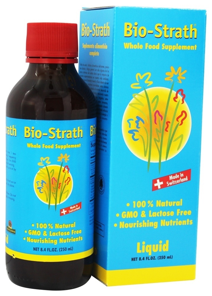 Suplemento Líquido de Alimento Integral Para Estresse & Fadiga - 8.4 fl. oz. Bio-Strath