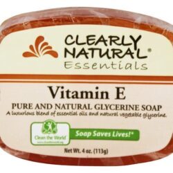 Vitamina E Sabonete de Glicerina - 4 oz. Clearly Natural