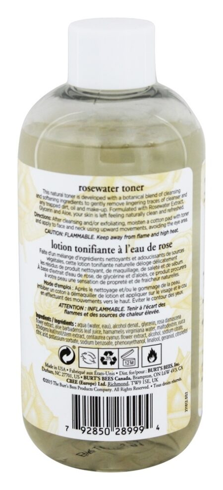 Toner De Rosewater - 8 fl. oz. Burt's Bees - Image 2