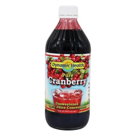 Concentrado de suco sem açúcar 100 % Pure cranberry - 16 fl. oz. Dynamic Health