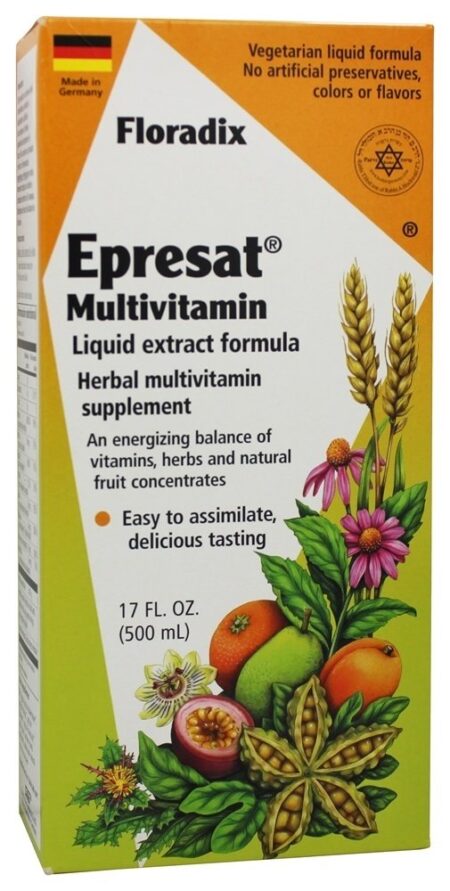 Floradix Epresat Multivitamínico Líquido - 17 oz. Flora