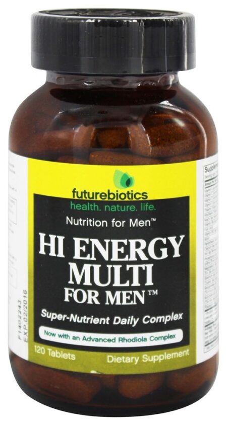 Hi Energy Multivitamínico Para Homens - 120 Tablets Futurebiotics