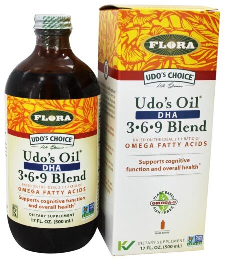 Udo's Oil DHA Mistura 3-6-9 - 17 fl. oz. Flora