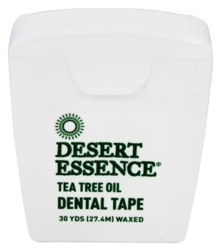 Fita dental do óleo da árvore do chá encerada - 30 Quintal (s) Desert Essence