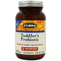 Probiótico cru de crianças pequenas 3 Bilhões de UFC - 2.64 oz. Flora